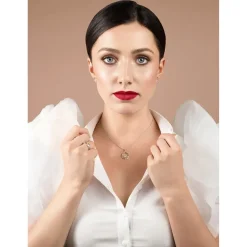 Three Part Claddagh Silver & Rose Gold Ring