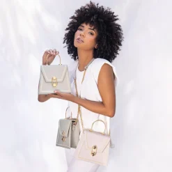 Top Handle Bag Warm Grey