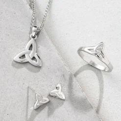 Trinity Knot Sterling Silver Ring