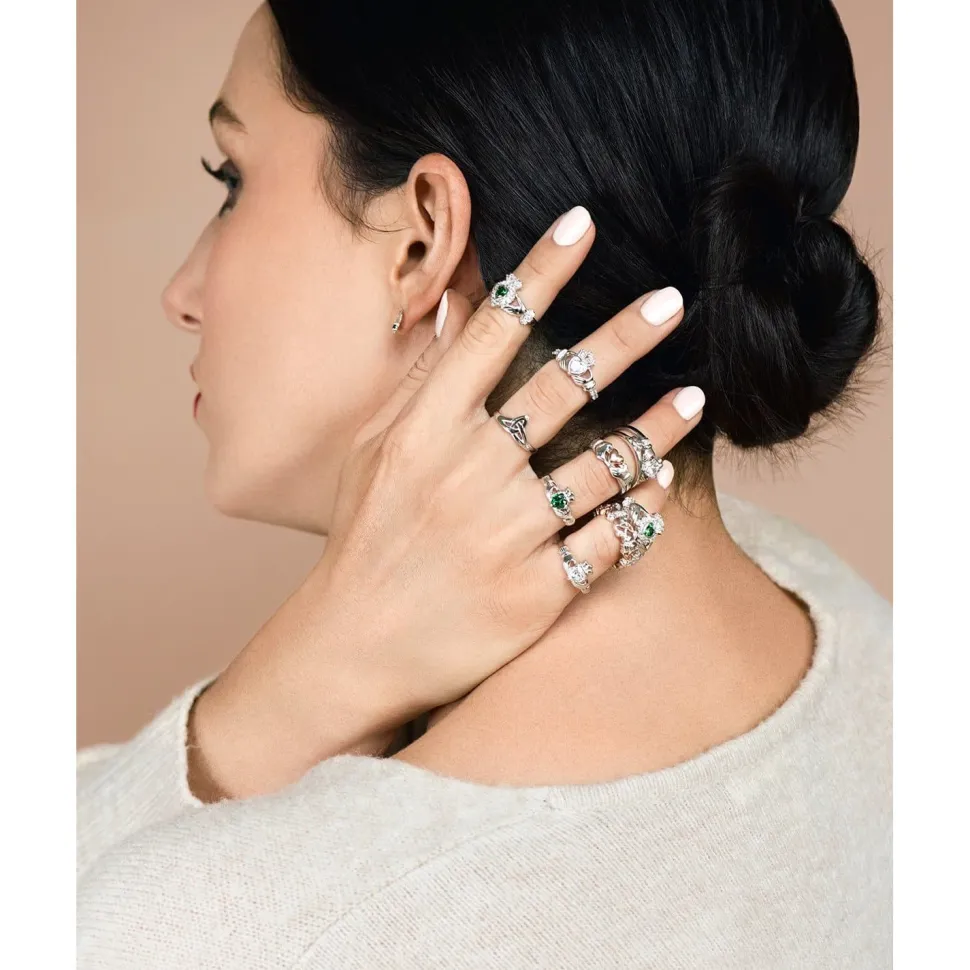 Trinity Knot Sterling Silver Ring