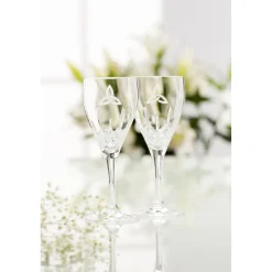 Trinity Knot White Wine Glass Pair