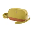 Two Tone Cross Body Bag - Lime & Tan