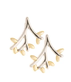 Wildwood Sterling Silver & Gold Earrings