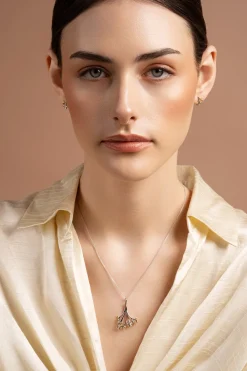 Wildwood Sterling Silver & Gold Earrings