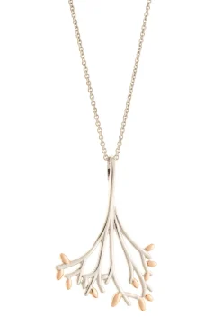 Wildwood Sterling Silver & Rose Gold Pendant