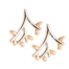 Wildwood Sterling Silver & Rose Gold Earrings