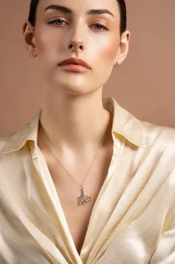 Wildwood Sterling Silver & Rose Gold Earrings