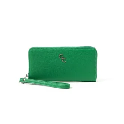 Women's Leather Wallet in Green