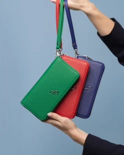 Women's Leather Wallet in Green