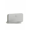 Women's Leather Wallet in Grey